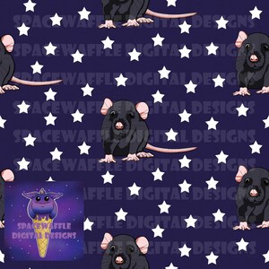 Rats seamless, Pattern, Scrapbooking, fabric, design.