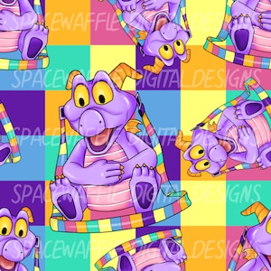 Figment Inspired seamless, Pattern, Scrapbooking, fabric, design Semi Exclusive