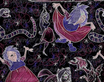 Madam Mim Kreide nahtlos, Muster, Scrapbooking, Stoff, Design