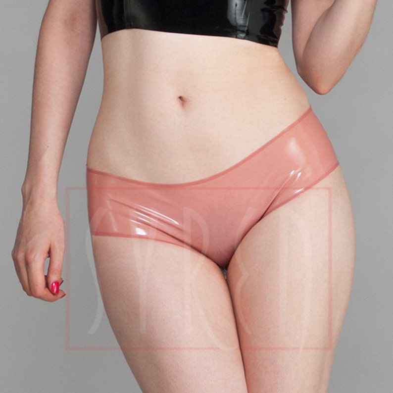 Girl latex stepsister panties