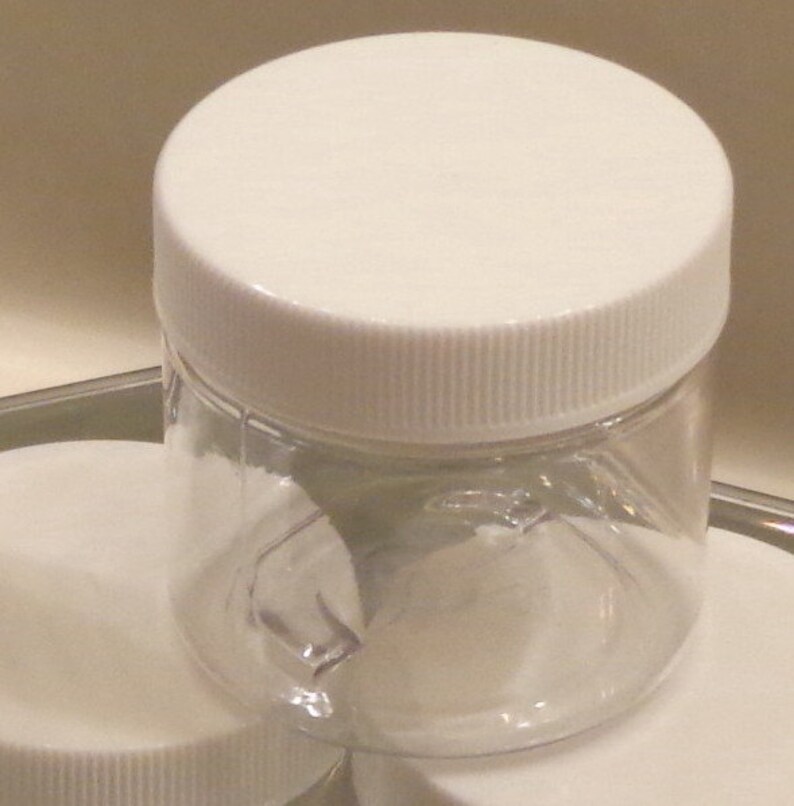 2 oz. PET Jars Clear SET of 10 Lid Choose Lid Color of Etsy