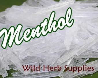 Natural Menthol Crystals, ORGANIC | Pure, Strong, USP Grade (1 to 15 lbs.) for bath & beauty products - Bulk Sizes at Wholesale Prices