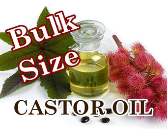 CASTOR OIL, ORGANIC | 16 oz & Up to Bulk Sizes | Wholesale Prices | 100% Pure, Natural | Fast Shipping | Soap, Lotion, Body Butter Making