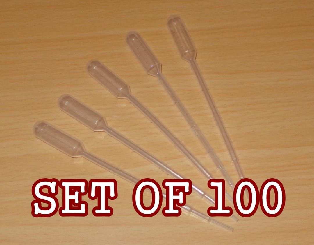 Sets of Pipettes .5 Ml Size Disposable Heavy Plastic Etsy