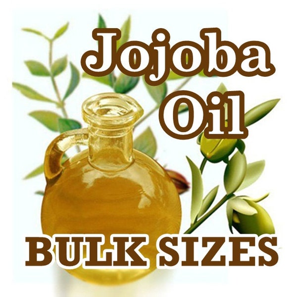 VIRGIN JOJOBA OIL, Organic | Unrefined & Pure | Choose Size: 8 oz Size to Bulk Sizes, Wholesale Prices | Fast, Free Shipping