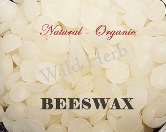 Organic WHITE BEESWAX PELLETS (No fillers!) | Bulk Sizes + Wholesale Prices | Pure Beeswax for Candles, Bath/Body, Crafts | Fast, Free Ship