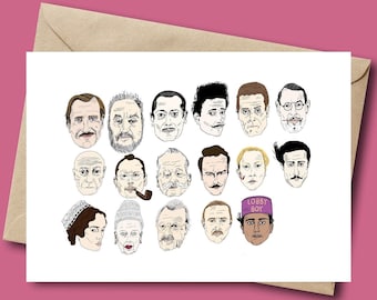 Wes Anderson The Grand Budapest Hotel Card