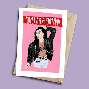 Cher greeting card