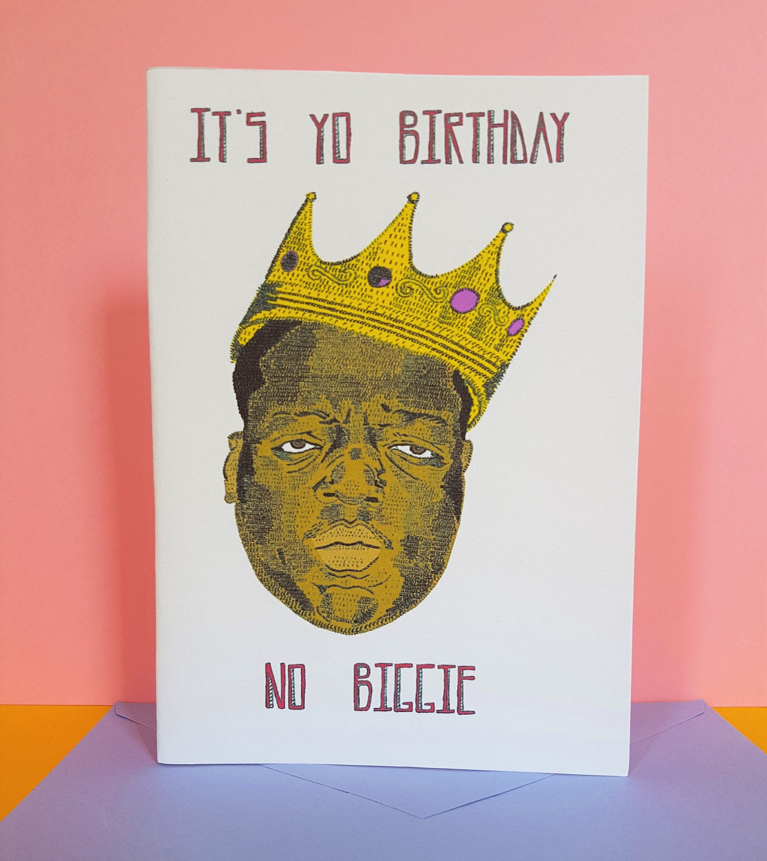 Biggie Smalls Birthday/Fathers card Notorious B.I.G Hip | Etsy