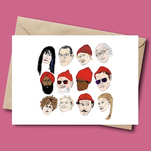 Wes Anderson The Life Aquatic Of Steve Zissou Card