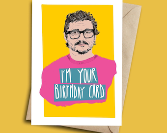 Pedro Pascal Birthday Card