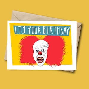 I.T Birthday Card Tim Curry