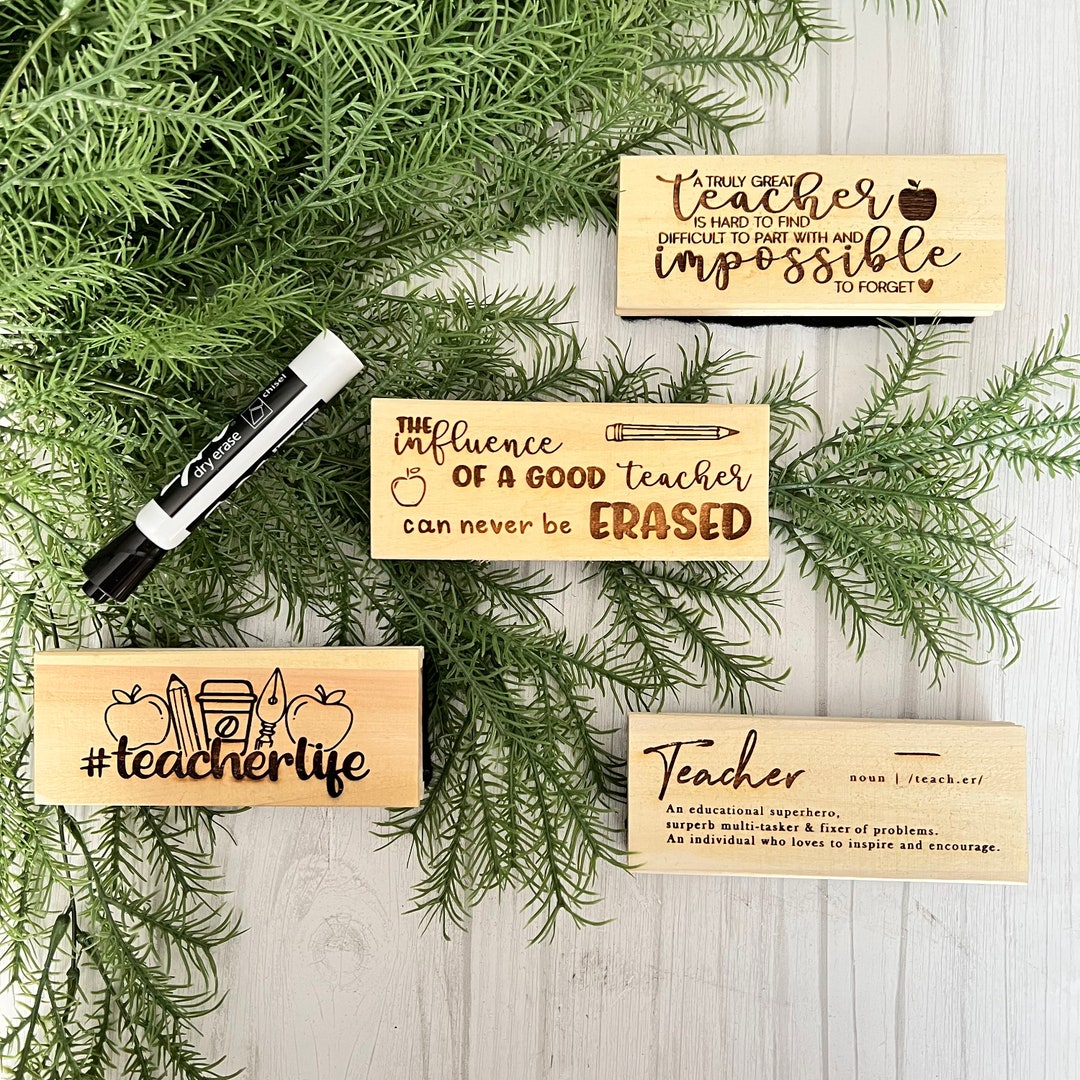 Dry Erase Board Eraser for Teacher Gift Geography Mathematics Etsy