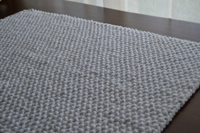 bedroom rug 14 WHITE cotton 24 x 30 Rug with a non-slip pad machine washable and dryable kitchen rug Bath Mat knitted rug