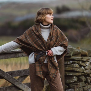 Flodden Commemorative tartan Shawl. Gift Made in Scotland