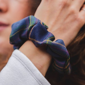 Scrunchie - Highland Mist Tartan. Gift Made in Scotland