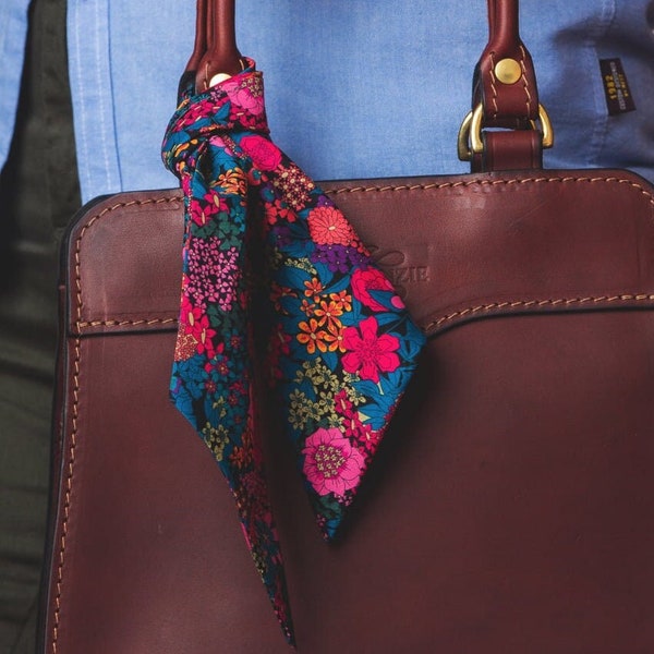 The Loully Skinni Mini Scarf made with Liberty Fabrics - Additional Print Selection. Gift Made in Scotland