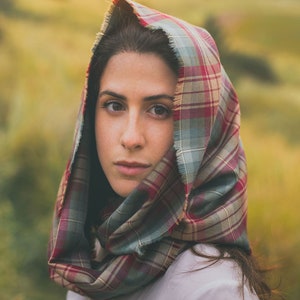 Auld Scotland Tartan Outlandish Cowl Wrap Scarf. Gift Made in Scotland image 5