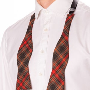 Custom Bow Tie YOUR OWN TARTAN Scottish Tartan. Gift Made in Scotland image 5
