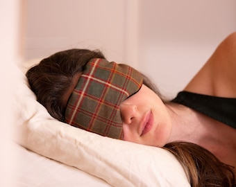 Flodden Commemorative Tartan Scented Herb Eye Mask. Gift Made in Scotland