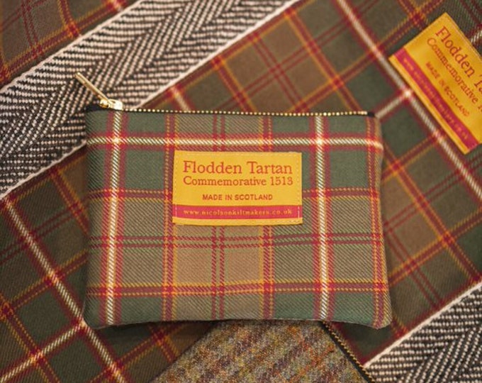 Thrift Tartan & Tweed Coin Purse with Liberty Fabrics. Gift Made in Scotland