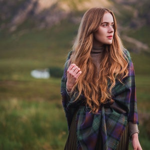 Isle of Skye Tartan Outlandish Shawl FREE SHIPPING. Gift Made in Scotland image 9