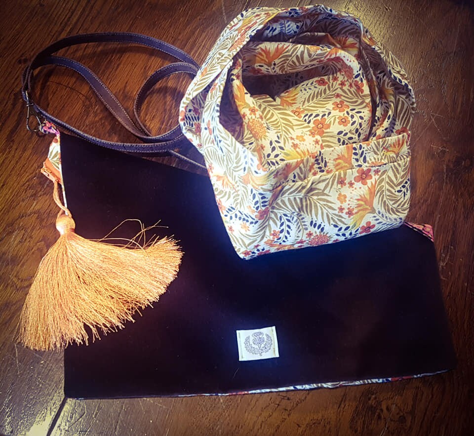 scarf and bag set