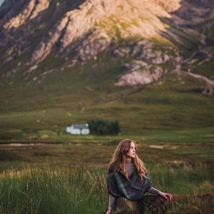Isle of Skye Tartan Outlandish Cowl Wrap Scarf. Gift Made in Scotland image 5
