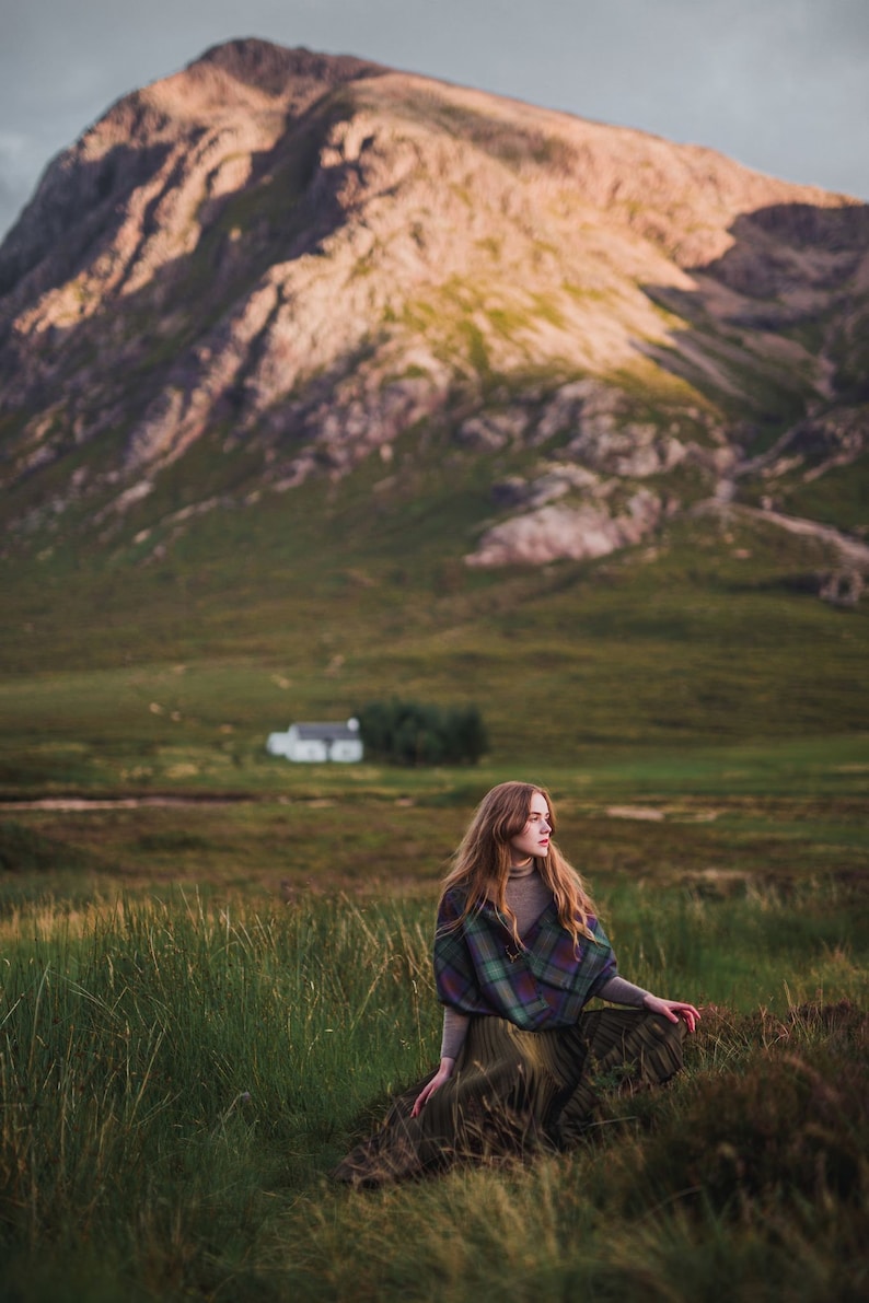 Isle of Skye Tartan Outlandish Cowl Wrap Scarf. Gift Made in Scotland image 5