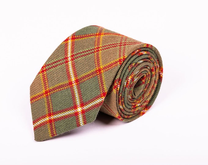 Flodden Commemorative Tartan Tie. Gift Made in Scotland