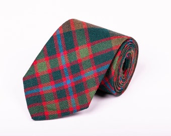John Muir Way Tartan Tie. Gift Made in Scotland
