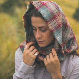 Auld Scotland Tartan Outlandish Cowl Wrap Scarf. Gift Made in Scotland