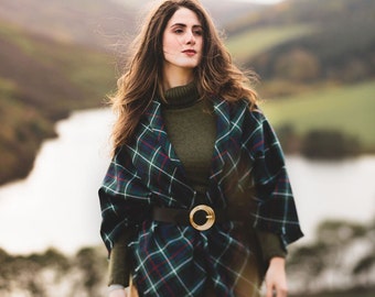 Modern Mackenzie Tartan Outlandish Shawl *FREE SHIPPING*. Gift Made in Scotland