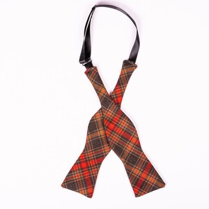 Custom Bow Tie YOUR OWN TARTAN Scottish Tartan. Gift Made in Scotland Self-Tie