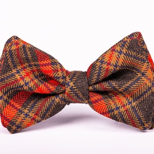 Custom Bow Tie YOUR OWN TARTAN Scottish Tartan. Gift Made in Scotland image 3