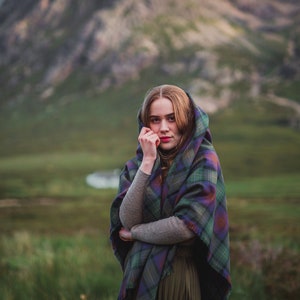 Isle of Skye Tartan Outlandish Shawl FREE SHIPPING. Gift Made in Scotland image 7