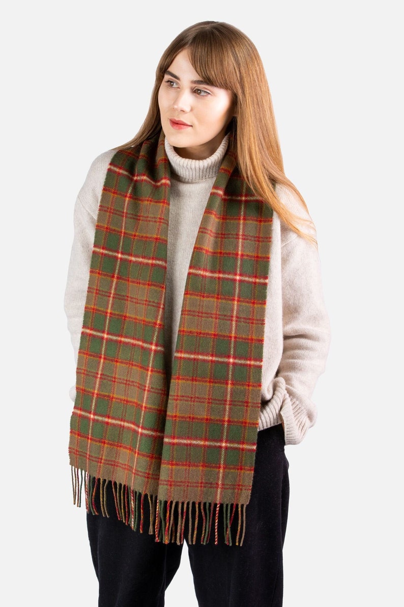 Lambswool Flodden Commemorative Tartan Scarf. Gift Made in Scotland image 9