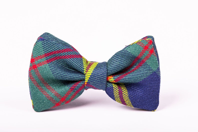 Custom Bow Tie YOUR OWN TARTAN Scottish Tartan. Gift Made in Scotland image 7