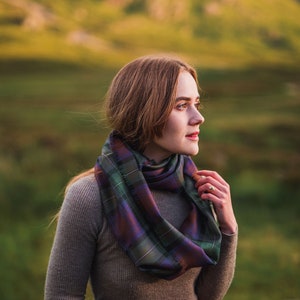 Isle of Skye Tartan Outlandish Cowl Wrap Scarf. Gift Made in Scotland image 9