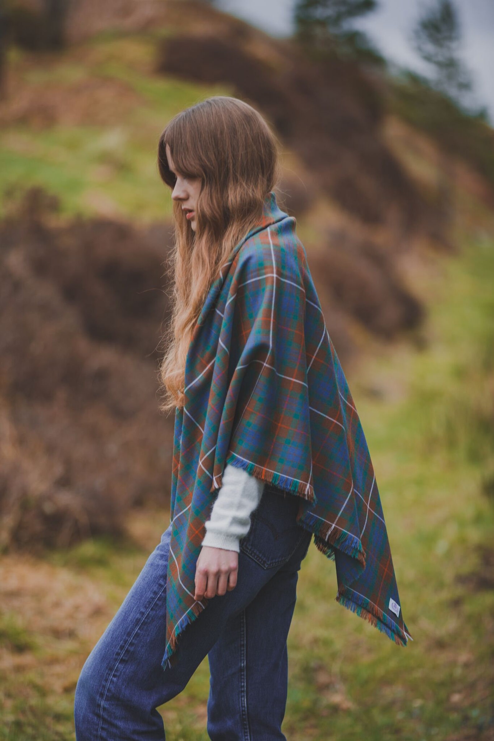 Ancient Hunting Fraser Tartan Outlandish Shawl FREE SHIPPING - Etsy UK