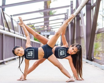 girls dance sports bra