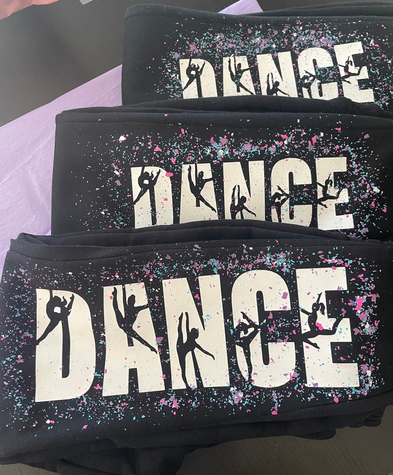 Girls Custom Sweatpants For Dance, Competition Sweatpants for Dancers, Easter Gifts For Dancers, Custom Dancewear For Girls,Girls Dance Gift image 2