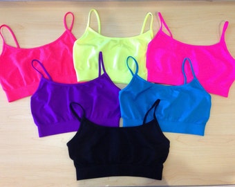 Girls seamless sports bra