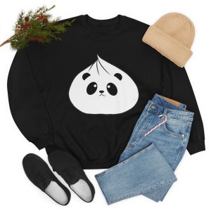 Panda Dumpling, Cozy, Cute Sweatshirt