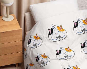 Calico Cat Dumpling Comforter