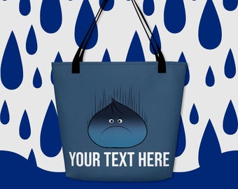 Personalized Moody Dumpling Tote Bag
