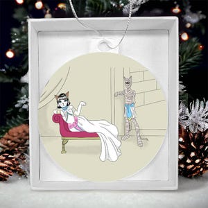 Egyptian Cat & Mummy Acrylic Ornament image 6