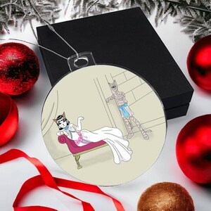 Egyptian Cat & Mummy Acrylic Ornament Acrylic Ornament with Gift Box