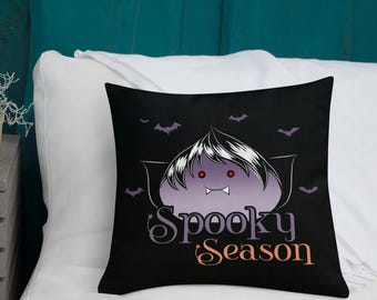 Cute Gothic Halloween Décor | Kawaii Vampire Bat Pillow