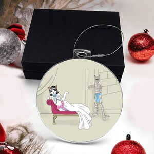 Egyptian Cat & Mummy Acrylic Ornament image 7